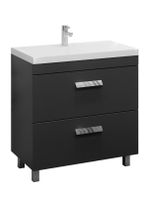 Тумба под раковину VELVEX Orlando 800-0-2 (Classica) графит tn.ORL.CLA.80.2Y графит — фото 1, Тумбы под раковину