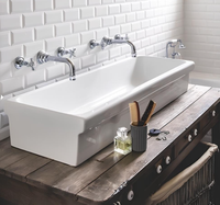 Товар: Раковина SIMAS SPECIALI накладная эмалированная с 4 сторон без отверстий цвет белый арт-S77 - фото 3 Раковина SIMAS SPECIALI накладная эмалированная с 4 сторон без отверстий цвет белый арт-S77 — фото 3, Раковины накладные