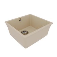 Кухонная мойка Lemark SINARA 440-U подстольного монтажа из кварцгранита, Бежевый арт-9910068 — фото 1, Кухонные мойки