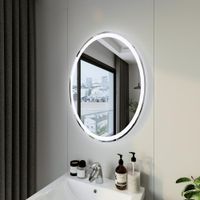 Зеркало Бриклаер Эстель-3 60 с подсветкой LED, на взмах руки 4627125414343 — фото 1, Зеркала в ванную комнату