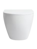 Agger Унитаз подвесной безободковый белый с инсталляцией, микролифт, кнопка смыва белая арт-ATI07150+APB288 — фото 5, Комплекты унитаз + инсталляция