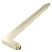 RICAMBI QUADRATO Кронштейн для верхнего душа, 22x22х400 mm., 1/2"x1/2", золото 32568 — фото 3, Кронштейны для верхнего душа