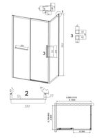Товар: Душевое ограждение Grossman Style 100.K33.05.100.10.02-200.K33.05.80.10.02 (100х80х195) раздвижная(левая),хром,стекло шиншилла,2 места арт-120.K33.05.1080.10.02 - фото 10 Душевое ограждение Grossman Style 100.K33.05.100.10.02-200.K33.05.80.10.02 (100х80х195) раздвижная(левая),хром,стекло шиншилла,2 места арт-120.K33.05.1080.10.02 — фото 10, Прямоугольные душевые уголки