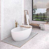 Ванна CALIPSO 165,5 см из литьевого мрамора NOVA GEL / Aqua de Marco 1165WCAL_GEL — фото 3, Ванны