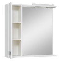 Зеркальный шкаф OSTIN 70 /левый/ AQUA DE MARCO 1070WCOST/L — фото 3, Зеркальные шкафы в ванную