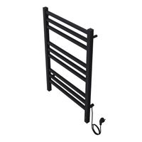 Полотенцесушитель электрический AZARIO ANCONA 500/800 квадрат, 9 секций, диммер справа, черный арт-AZ71858B — фото 2, Электрические полотенцесушители