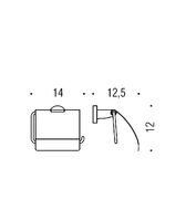 Держатель туалетной бумаги COLOMBO DESIGN BASIC B2791 с крышкой цвет хром — фото 1, Держатели туалетной бумаги
