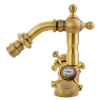 Товар: PRESTIGE См-ль д/биде излив "змейка", донный клапан "click-clack", бронза 31624 - фото 4 PRESTIGE См-ль д/биде излив "змейка", донный клапан "click-clack", бронза 31624 — фото 4, Смесители для биде