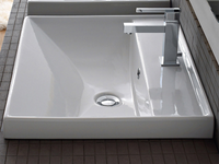 Товар: Раковина Scarabeo ML подвесная или полувстраиваемая с переливом с одним отверстием цвет белый арт-3004 - фото 6 Раковина Scarabeo ML подвесная или полувстраиваемая с переливом с одним отверстием цвет белый арт-3004 — фото 6, Раковины подвесные