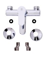 OneLife Полимерный смеситель для ванны с душ.гарнитуром, хром арт-P07-611cr — фото 5, Смеситель для ванны