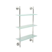 MIRELLA Витрина настенная, 40х72 см, стекло/хром 17232 — фото 1, Полки для ванной и душа