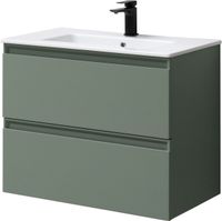 Тумба под раковину Allen Brau Eclipse 80 1.E1002.CGM олива матовый — фото 4, Тумбы под раковину