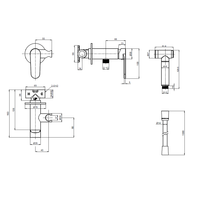 Товар: Novara Готовый комплект гиг. душа (скрытый монтаж, латунная лейка), цвет черный матовый арт-AQM6917MB - фото 2 Novara Готовый комплект гиг. душа (скрытый монтаж, латунная лейка), цвет черный матовый арт-AQM6917MB — фото 2, Гигиенические души