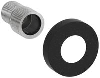 Эксцентрик с отражателем Отражатель Сунержа TUBE d 50 с эксцентриком (G 1/2" НР х G 3/4" НР) Тёмный титан муар арт-15-1507-0000 — фото 2, Комплектующие для полотенцесушителей