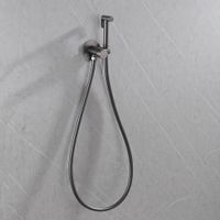 Смеситель ABBER Wasser Kreis AF8125NG с гигиеническим душем, никель — фото 3, Смесители для раковины