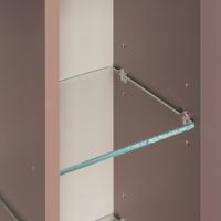 Шкаф-колонна АР-ДЕКО 40, двустворчатая, подвесная, кашемир 1A284703DD6E0 — фото 4, Шкафы для ванной