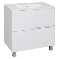 Тумба напольная с умывальником PALERMO 80 /2ящ/ AQUA DE MARCO 5080CPAL/F — фото 2, Тумбы с раковиной