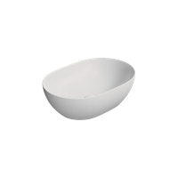 раковина накладная PURA 50x35 белый матовый арт-886009 — фото 2, Раковины накладные