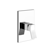 Смеситель для душа, Gessi, Rettangolo K, тип открывания воды-однорычажный, тип регулирования воды-керамический картридж, монтаж-настенный встраиваемый, отверстия для монтажа-1, внутренняя часть-необходимо заказать, цвет-хром арт-53061.031 — фото 1, Смеситель для душа