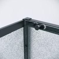 Боковая стенка Grossman Style (100х195) черный матовый,стекло шиншилла, 1 место арт-200.K33.05.100.21.02 — фото 6, Боковые стенки