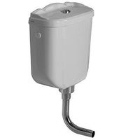 Бачок GLOBO PAESTUM настенный на средней трубе цвет белый арт-PA114BI — фото 1, Комплектующие для туалета