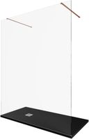 Душевая перегородка Allen Brau Infinity 2 160 медь браш арт-3.21059.60 — фото 5, Душевые перегородки