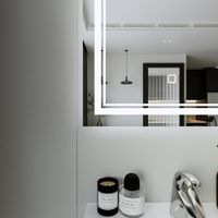 Зеркало Бриклаер Эстель-2 60 с подсветкой LED, сенсор на зеркале арт-4627125414299 — фото 5, Зеркала в ванную комнату