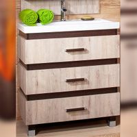 Товар: Комплект мебели для ванной Бриклаер ТЕХАС 80, кантри/венге - фото 5 Комплект мебели для ванной Бриклаер ТЕХАС 80, кантри/венге — фото 5, Комплекты мебели для ванной