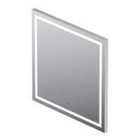 M91AMOX0701WG Универсальное зеркало настенное с контурной LED-подсветкой, 70 см — фото 6, Зеркала в ванную комнату