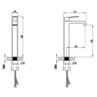 Товар: Смеситель для раковины-чаши Azario EXQUISITE высокий, керамический картридж, без донного клапана, хром арт-AZ-VSM168R40C - фото 1 Смеситель для раковины-чаши Azario EXQUISITE высокий, керамический картридж, без донного клапана, хром арт-AZ-VSM168R40C — фото 1, Смесители для раковины