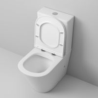 Унитаз напольный Grossman (605х380х825) безободковый,белый матовый с тонкой крышкой,микролифт,2 места арт-GR-4450MS — фото 3, Напольные унитазы