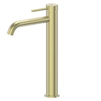 Смеситель ABBER Wasser Kreis 316 для накладной раковины, золото брашированное арт-AF8111BG-L — фото 1, Смесители для раковины