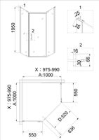 Товар: Душевое ограждение Niagara Nova NG-6634-08 (100х100х195) трапеция,хром,дверь распашная,стекло прозрачное,1 место арт-66340811 - фото 7 Душевое ограждение Niagara Nova NG-6634-08 (100х100х195) трапеция,хром,дверь распашная,стекло прозрачное,1 место арт-66340811 — фото 7, Душевые уголки трапеция