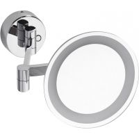 116101802 Косметическое зеркало d.200 мм с подсветкой LED (сенсорное) хром BEMETA — фото 1, Косметические зеркала