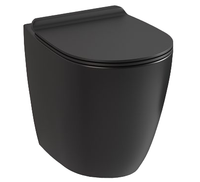 Унитаз SIMAS VIGNONI напольный приставной безободковый цвет черный VI01.NE — фото 1, Подвесные унитазы