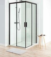 Душевой уголок Aquanet Pleasure 100x100, прозрачное стекло арт-AE60-S-100x100U-BT — фото 1, Квадратные душевые уголки