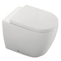 Товар: Унитаз HATRIA Fusion YXVD01 напольный слив универсальный цвет белый - фото 1 Унитаз HATRIA Fusion YXVD01 напольный слив универсальный цвет белый — фото 1, Напольные унитазы