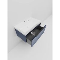 Товар: Тумба под раковину подвесная La Fenice SIMPLA FNC-01-SIM-BG-80, синяя - фото 5 Тумба под раковину подвесная La Fenice SIMPLA FNC-01-SIM-BG-80, синяя — фото 5, Тумбы под раковину