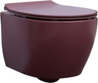 Чаша подвесного унитаза Allen Brau Fantasy бордо арт-4.11004.BD — фото 2, Подвесные унитазы