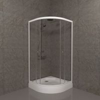 ДО Ультра 100*100 А (3 места+сифон D90) арт-Щ0000061796 — фото 2, Душевые уголки четверть круга