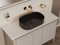 Смеситель для раковины Allen Brau Priority 5.31A03-GB (с внутренней частью) золото — фото 2, Смесители для раковины