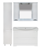 Зеркальный шкаф арт-П-Элв-01105-011 — фото 4, Зеркальные шкафы в ванную