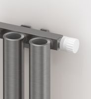 Отопительный радиатор Сунержа Кумир-0 EU50 правый 300х470 7 секций Сатин арт-071-0351-3007 — фото 1, Радиаторы отопления