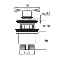 Донный клапан Raiber арт-RLET-58 — фото 2, Донные клапаны
