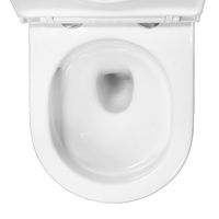 Унитаз подвесной Azario VELA 360х480х360 безободковый, система смыва "Торнадо", с быстросъемным сиденьем микролифт арт-AZ-2480 — фото 6, Подвесные унитазы