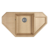 Мойка "Крона" 910, терра СМс арт-29.040.D0910.405 — фото 1, Кухонные мойки