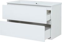 Тумба под раковину Aquanet Милан 105 белый глянец арт-00339970 — фото 7, Тумбы под раковину