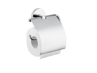 Бумагодержатель, Hansgrohe, Logis, ширина, мм-157, глубина, мм-106, высота, мм-151, тип установки-настенный, цвет-хром, материал-латунь, материал держателя-металл арт-40523000 — фото 1, Держатели туалетной бумаги