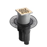 Товар: Трап BERGES водосток PLATZ Antik 100х100, золото глянец, S-сифон D50/105 H50 вертикальный арт-092060 - фото 5 Трап BERGES водосток PLATZ Antik 100х100, золото глянец, S-сифон D50/105 H50 вертикальный арт-092060 — фото 5, Трапы для душа