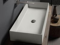 Раковина Scarabeo TEOREMA 2.0 накладная без перелива без отверстий цвет белый матовый арт-5102 41 — фото 2, Раковины накладные